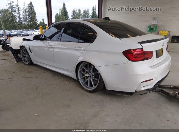 WBS8M9C53J5L00311 2018 BMW M3 White Tył lewy