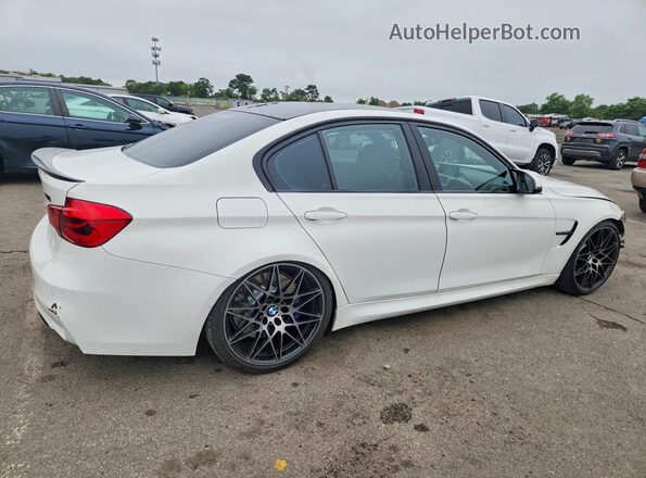 WBS8M9C56J5K98960 2018 BMW M3 White Trasero derecho