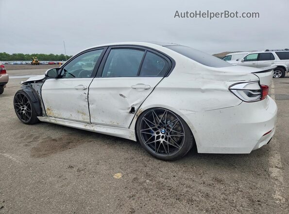 WBS8M9C56J5K98960 2018 BMW M3 White Trasero izquierdo
