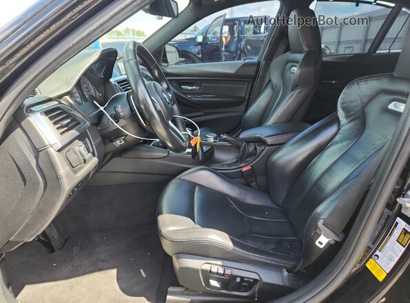 WBS8M9C5XG5E68622 2016 BMW M3 Black Front interior view