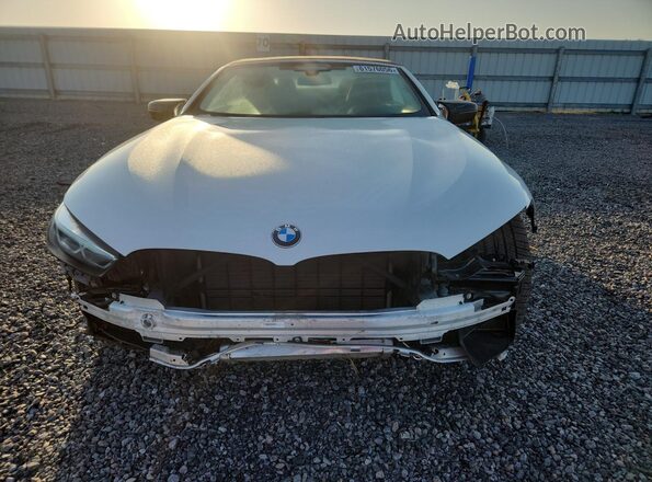 WBSDZ0C06LCD87459 2020 BMW M8 White Widok z przodu