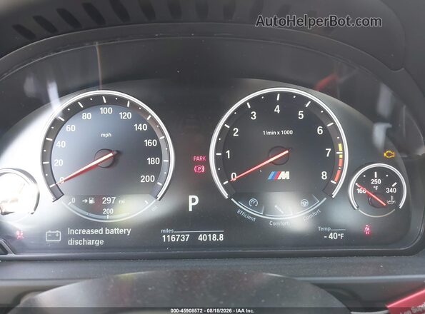 WBSFV9C56GG343221 2016 BMW M5 Black Вид задніх сидінь