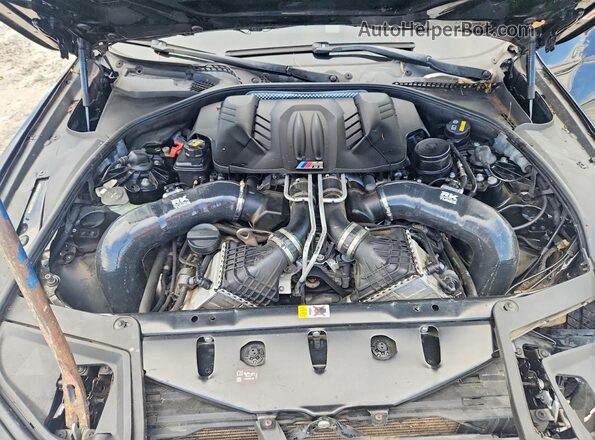 WBSFV9C5XGG343609 2016 BMW M5 Black Rear interior view