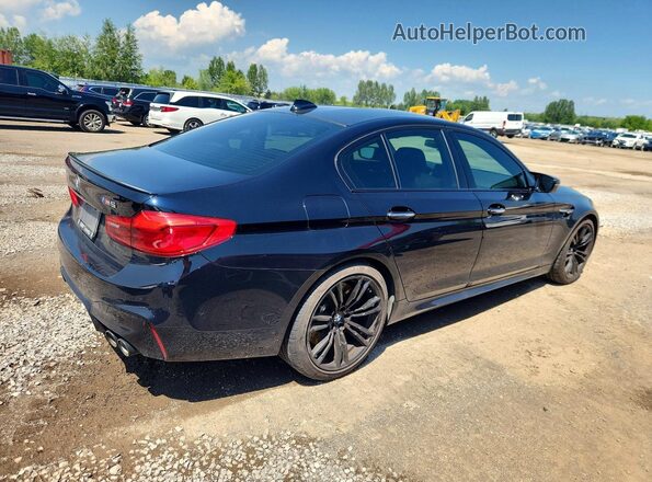 WBSJF0C53JB283101 2018 BMW M5 Черный Задняя правая четверть