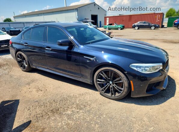 WBSJF0C53JB283101 2018 BMW M5 Черный Передняя правая четверть