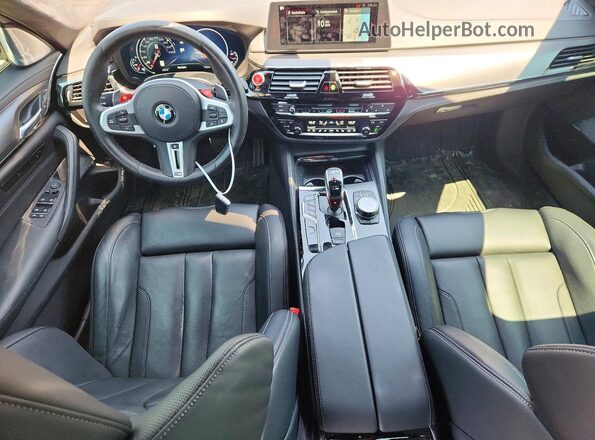 WBSJF0C53JB283101 2018 BMW M5 Черный Вид панели приборов