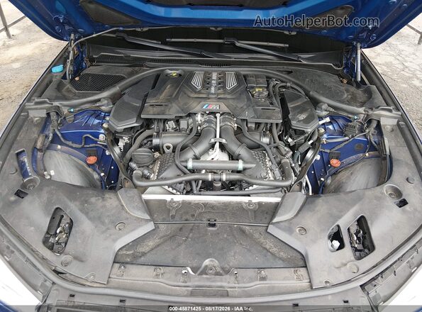 WBSJF0C53KB285741 2019 BMW M5 Blue Вид ззаду