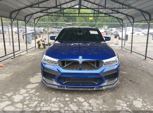 WBSJF0C53KB285741 2019 BMW M5 Blue Вид щитка приладів