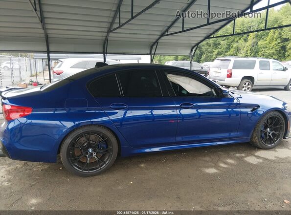 WBSJF0C53KB285741 2019 BMW M5 Blue Вид задньої частини салону