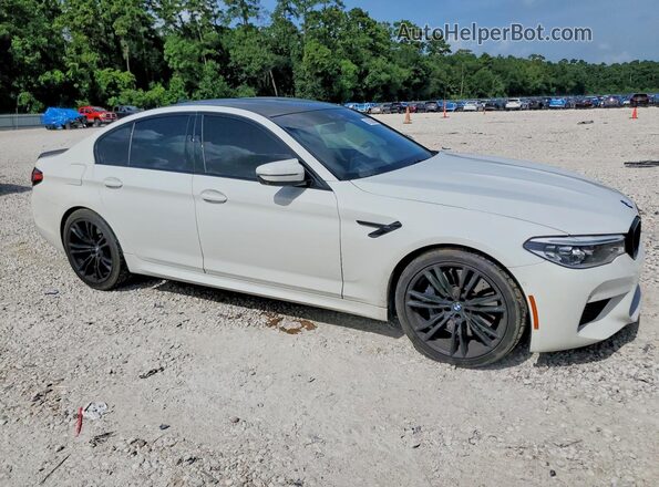 WBSJF0C54KB448509 2019 BMW M5 Белый Передняя правая четверть