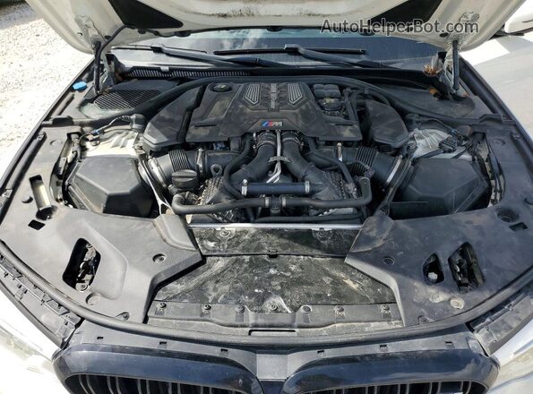 WBSJF0C54KB448509 2019 BMW M5 Белый Вид задней части салона