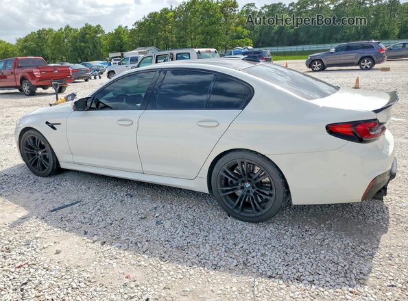 WBSJF0C54KB448509 2019 BMW M5 Белый Задняя левая четверть