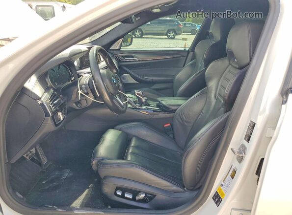 WBSJF0C54KB448509 2019 BMW M5 Белый Вид салона спереди