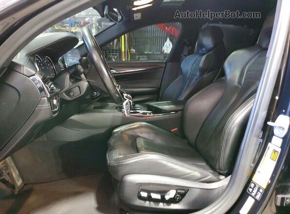 WBSJF0C57JB283411 2018 BMW M5 Black Вид ззаду
