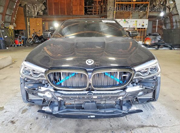 WBSJF0C57JB283411 2018 BMW M5 Black Передня права чверть
