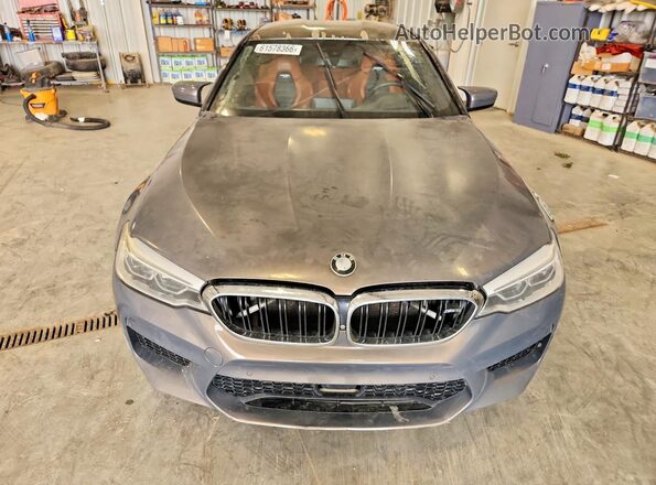 WBSJF0C58JB282204 2018 BMW M5 Gray Front view
