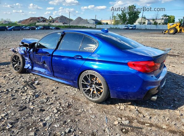 WBSJF0C59KB446979 2019 BMW M5 Blue უკანა მარცხენა