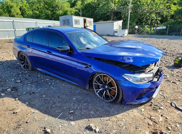 WBSJF0C59KB446979 2019 BMW M5 Blue წინა მარჯვენა