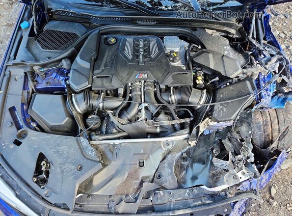 WBSJF0C59KB446979 2019 BMW M5 Blue უკანა სალონის ხედი