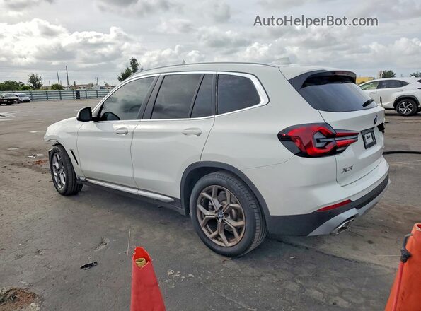 WBX47DP03RN313900 2024 BMW X3 White უკანა მარცხენა