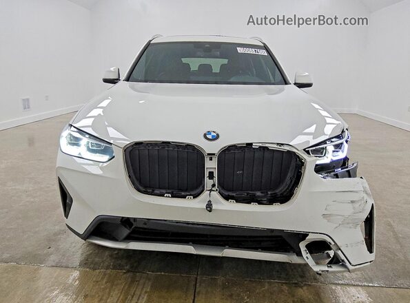 WBX47DP08NN121673 2022 BMW X3 White Widok z przodu