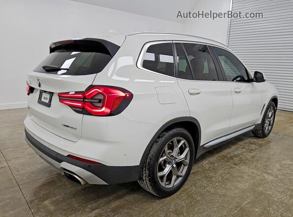 WBX47DP08NN121673 2022 BMW X3 White Tył prawy