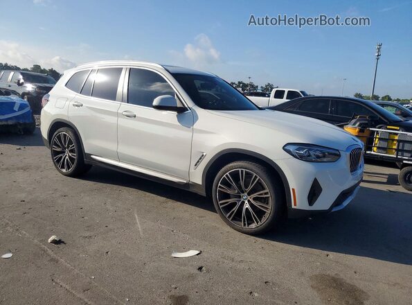 WBX47DP09RN314081 2024 BMW X3 White Передня права чверть