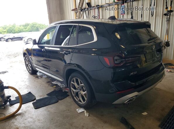 WBX57DP00PN244830 2023 BMW X3 Black Задня ліва чверть