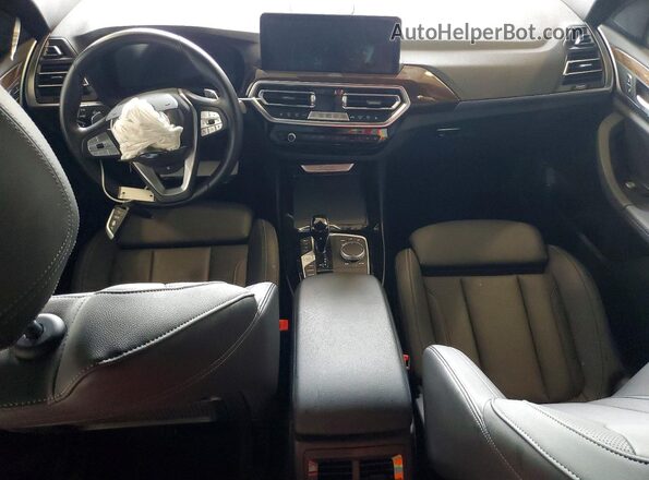 WBX57DP00PN244830 2023 BMW X3 Black Вид панелі приладів