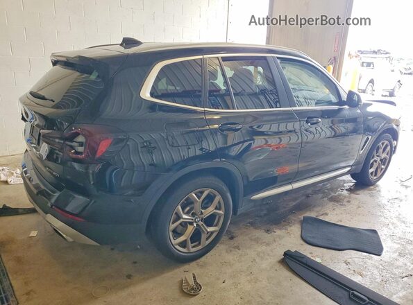 WBX57DP00PN244830 2023 BMW X3 Black Задня права чверть