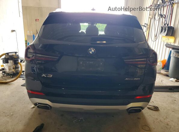 WBX57DP00PN244830 2023 BMW X3 Black Вид ззаду