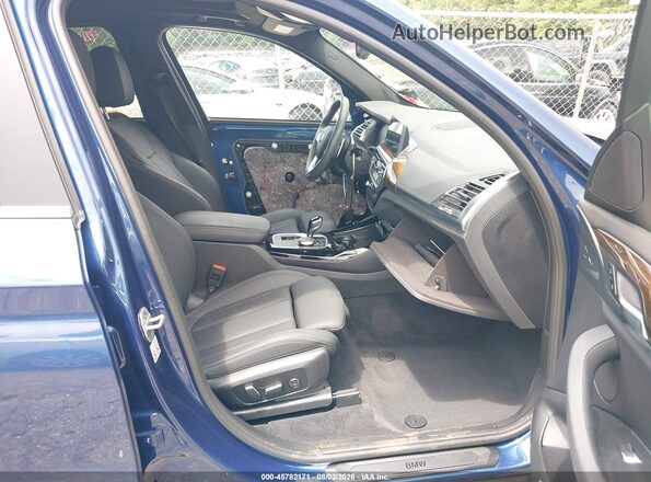 WBX57DP07RN262969 2024 BMW X3 Blue Front interior view