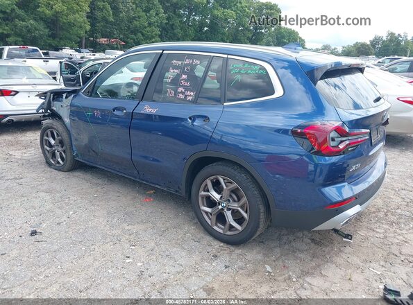 WBX57DP07RN262969 2024 BMW X3 Blue Rear left