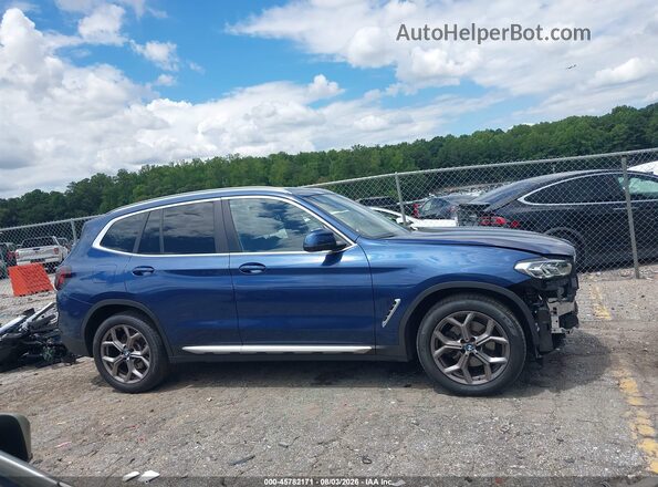 WBX57DP07RN262969 2024 BMW X3 Blue 360 interior view