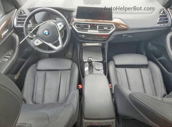 WBX57DP09NN144013 2022 BMW X3 Charcoal წინა პანელის ხედი