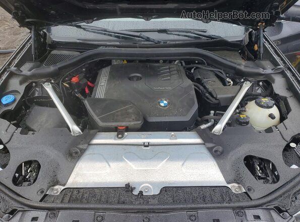 WBX57DP09NN144013 2022 BMW X3 Charcoal უკანა სალონის ხედი