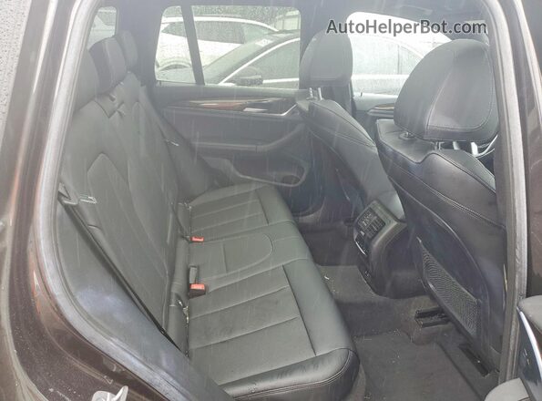 WBX57DP09NN144013 2022 BMW X3 Charcoal უკანა სავარძლების ხედი
