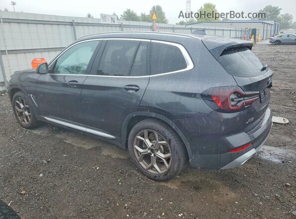WBX57DP09NN144013 2022 BMW X3 Charcoal უკანა მარცხენა