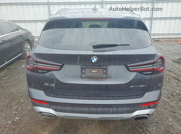 WBX57DP09NN144013 2022 BMW X3 Charcoal უკანა ხედი