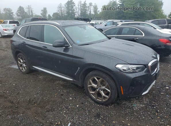 WBX57DP09NN144013 2022 BMW X3 Charcoal წინა მარჯვენა