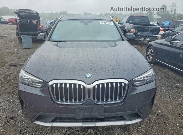 WBX57DP09NN144013 2022 BMW X3 Charcoal წინა ხედი
