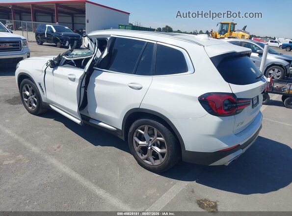 WBX57DP09NN181773 2022 BMW X3 White Задня ліва чверть
