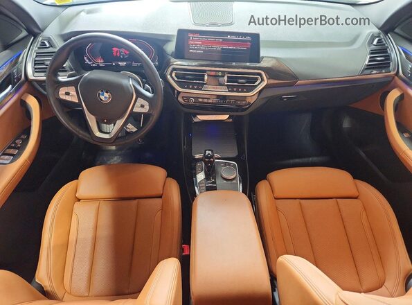 WBX57DP09PN188113 2023 BMW X3 White Dashboard view