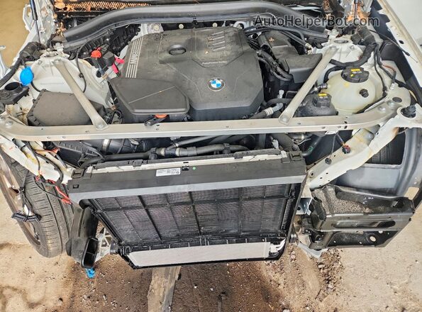 WBX57DP09PN188113 2023 BMW X3 White Engine compartment view