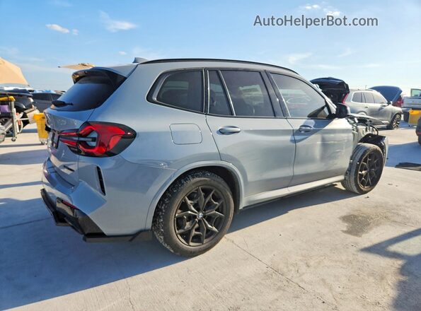 WBX57DP0XRN259564 2024 BMW X3 Gray Trasero derecho