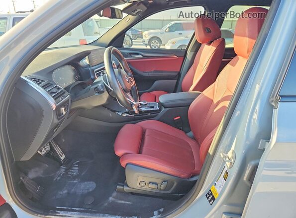 WBX57DP0XRN259564 2024 BMW X3 Gray Vista interior delantera