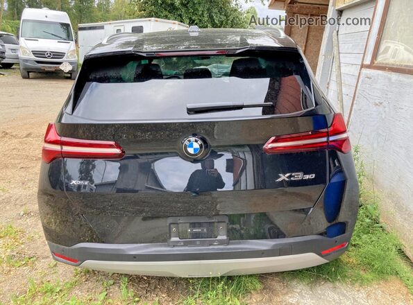 WBX57GP06TN413230 2026 BMW X3 Black უკანა ხედი