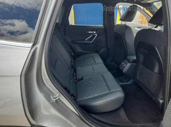 WBX73EF05P5W46015 2023 BMW X1 Silver Rear interior view
