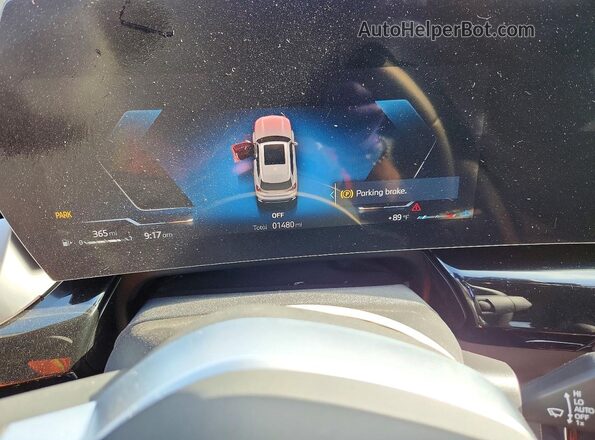 WBX73EF06T5710363 2026 BMW X1 White Instrument cluster view