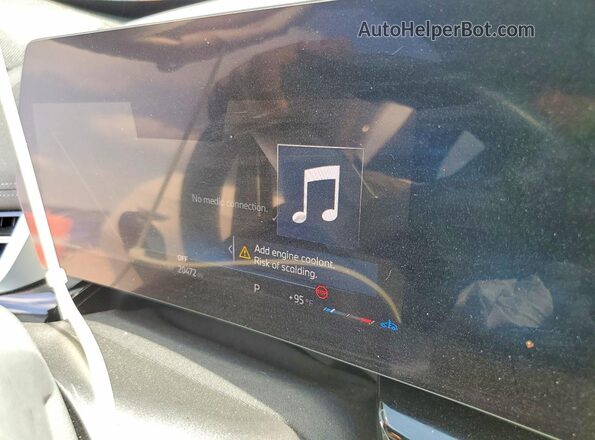 WBX73EF07R5Y63259 2024 BMW X1 Белый Вид щитка приборов